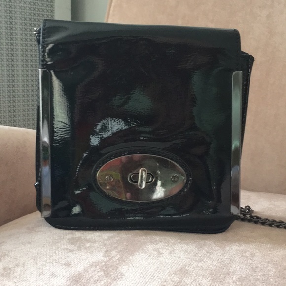 Patent leather shoulder bag - Picture 1 of 5